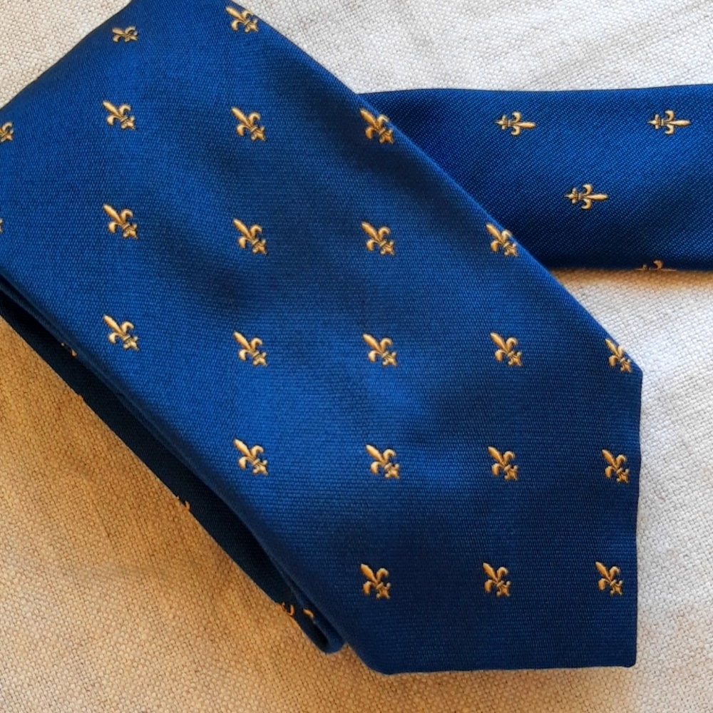 Blue Charles de golf Tie